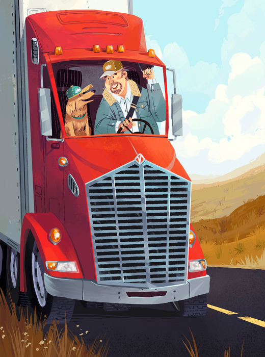 Modern Dog Trucker - Kim Smith